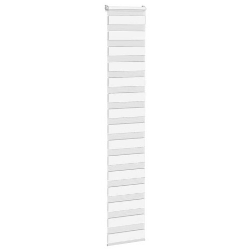 VidaXL vidaXL Doppelrollo Weiß 40x200 cm Stoffbreite 35,9 cm Polyester 2