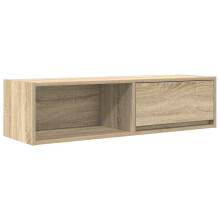 (sonoma oak, 1 pcs/ 100 cm) vidaXL TV Cabinet Sonoma Oak 80x31x25.5 cm Engineered Wood TV bench