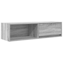 (grey sonoma, 1 pcs/ 100 cm) vidaXL TV Cabinet Sonoma Oak 80x31x25.5 cm Engineered Wood TV bench