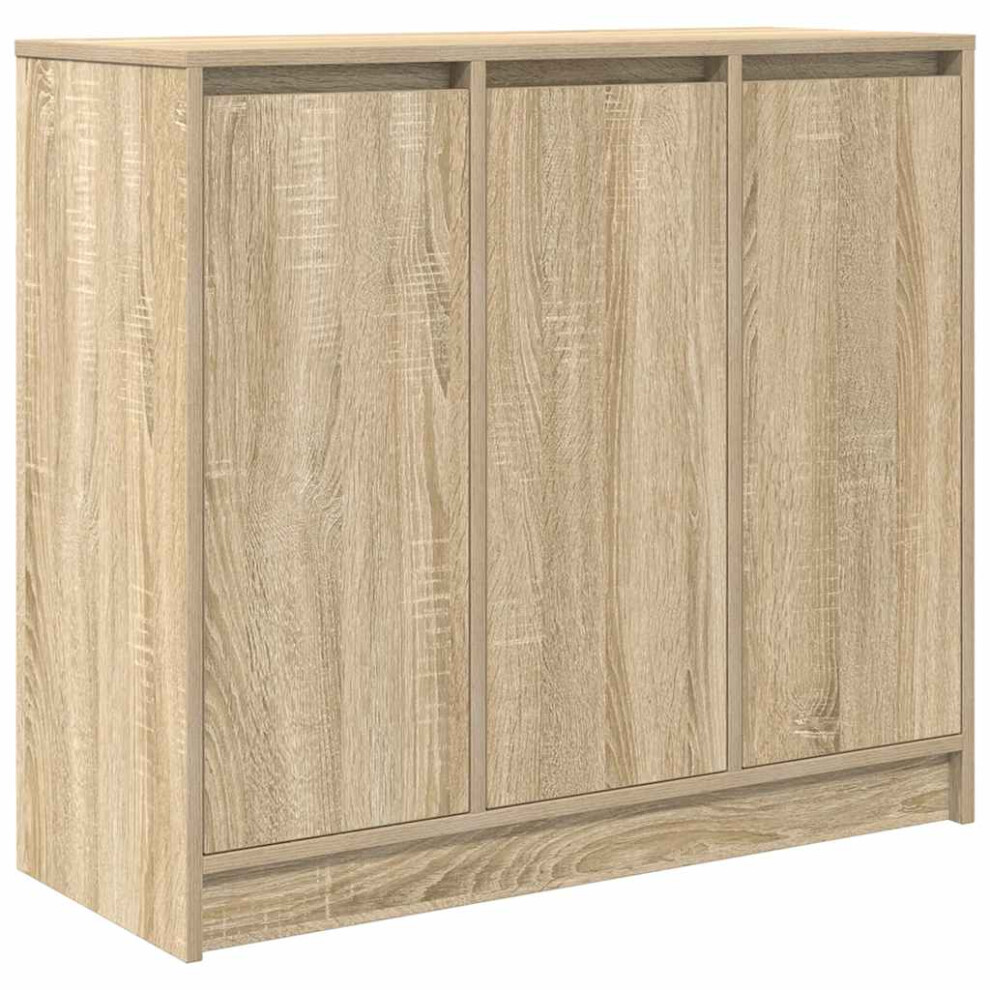 vidaXL Sideboard Sonoma Oak 85x34x76 cm Engineered Wood storage cabinet
