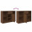 VidaXL vidaXL Sideboard with Drawer Brown Oak 101x35x76 cm Engineered Wood 9