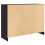 VidaXL vidaXL Sideboard with Drawer Black Oak 101x35x76 cm Engineered Wood 8