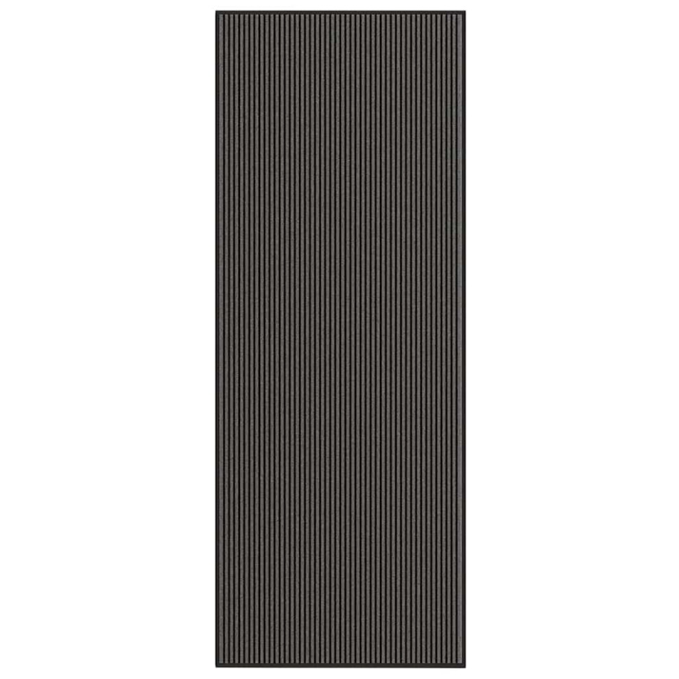 Vidaxl Doormat Stripe Black And Grey 115X300 Cm Mat Welcome Mat