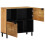 VidaXL vidaXL Sideboard Brown 80x33x75 cm Solid Wood Mango cabinet cupboard highboard 2