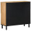 VidaXL vidaXL Sideboard Brown 80x33x75 cm Solid Wood Mango cabinet cupboard highboard 5