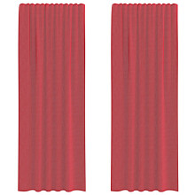vidaXL Voile Curtains with Loops 2 pcs Wine Red 140x260 cm net curtain