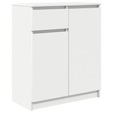 vidaXL Sideboard with Drawer White 71x35x84 cm Engineered Wood storage cabinet