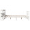VidaXL vidaXL Bed Frame with Headboard White 150x200 cm King Size Solid Wood Pine 7