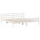 VidaXL vidaXL Bed Frame with Headboard Bed Base White 200x200 cm Solid Wood Pine 5