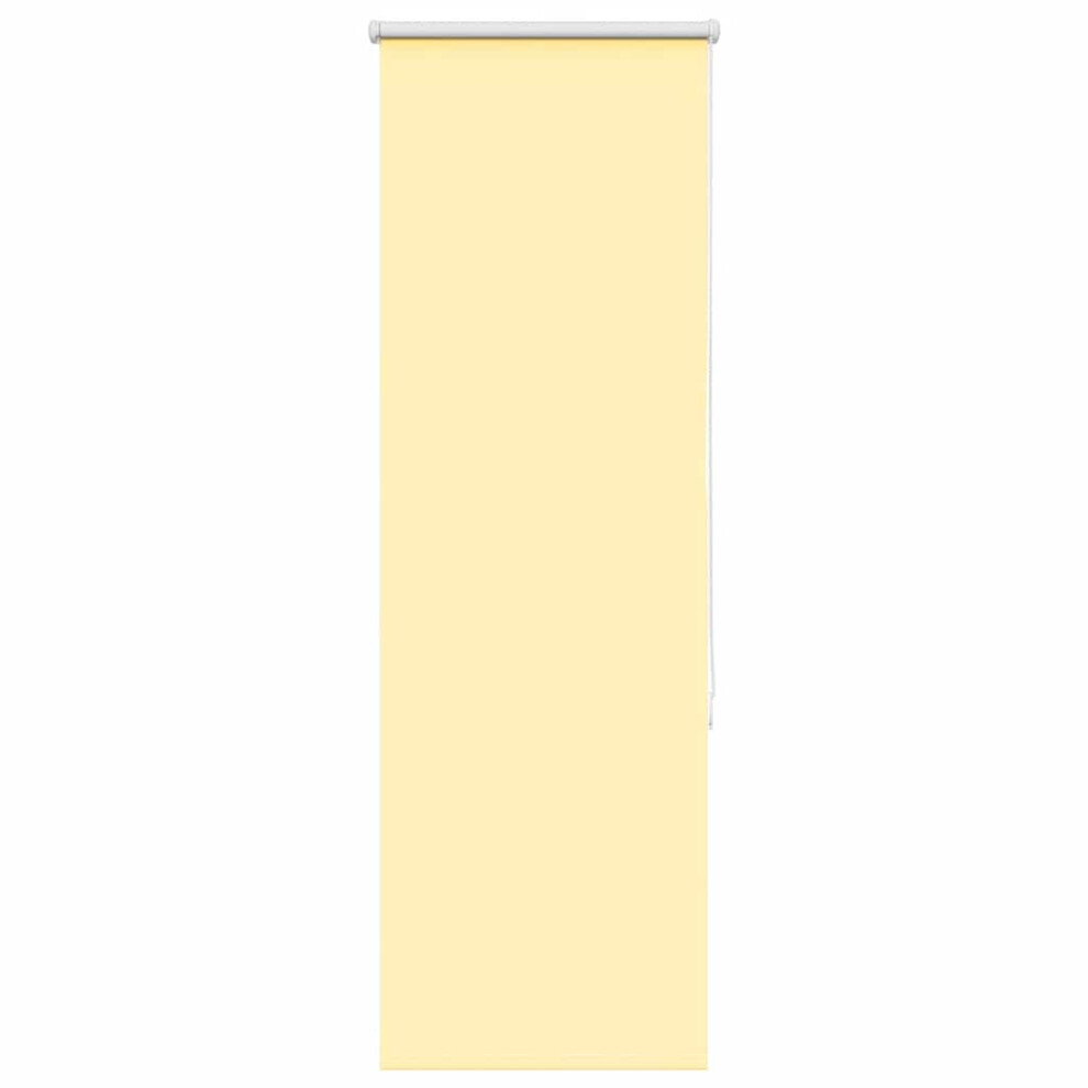 (yellow, 50 X 175 cm) vidaXL Roller Blind Blackout Off White 45x175 Cm Fabric Width 40.7 Cm Polyester