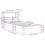 VidaXL vidaXL Bed Frame with Headboard White 75x190 cm Small Single Solid Wood Pine 4