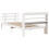 VidaXL vidaXL Bed Frame with Headboard Bed Base White 100x200 cm Solid Wood Pine 8