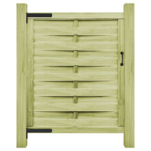 vidaXL Gartentor Imprägniertes Kiefernholz 100x125 cm Grün