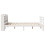 VidaXL vidaXL Bed Frame with Headboard Bed Base White 140x190 cm Solid Wood Pine 7