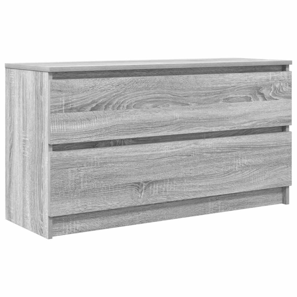 vidaXL TV Cabinet Grey Sonoma 100x35x54 Cm Engineered Wood Tv Stand