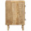 VidaXL vidaXL Bedside Cabinet 2 pcs 37x32x50 cm Solid Wood Rough Mango bedside table 3