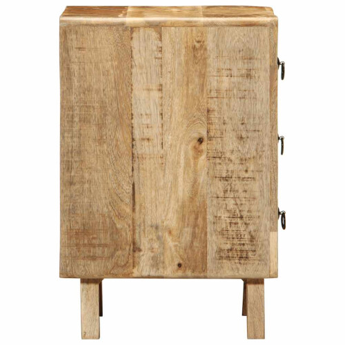 VidaXL vidaXL Bedside Cabinet 2 pcs 37x32x50 cm Solid Wood Rough Mango bedside table 2