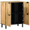 VidaXL vidaXL Sideboard Brown 60x33x75 cm Solid Wood Mango cabinet cupboard highboard 2