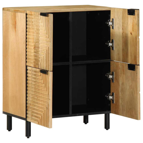 VidaXL vidaXL Sideboard Brown 60x33x75 cm Solid Wood Mango cabinet cupboard highboard 1