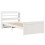 VidaXL vidaXL Bed Frame with Headboard Bed White 90x190 cm Single Solid Wood Pine 3