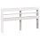 VidaXL vidaXL Bed Frame with Headboard Bed Base White 140x200 cm Solid Wood Pine 5