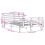 VidaXL vidaXL Bed Frame with Headboard Bed White 135x190 cm Double Solid Wood Pine 4