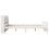 VidaXL vidaXL Bed Frame with Headboard Bed Base White 140x200 cm Solid Wood Pine 7
