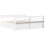 VidaXL vidaXL Bed Frame without Mattress Bed Base White 200x200 cm Solid Wood Pine 8