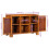 VidaXL vidaXL Sideboard Multicolour 90x35x60 Solid Wood Acacia cabinet cupboard 4