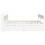 VidaXL vidaXL Bed Frame without Mattress Bed Base White 200x200 cm Solid Wood Pine 7