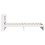 VidaXL vidaXL Bed Frame with Headboard White 75x190 cm Small Single Solid Wood Pine 7