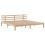 VidaXL vidaXL Bed Frame with Headboard Bed 180x200 cm Super King Solid Wood Pine 5
