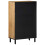 VidaXL vidaXL Highboard Brown 60x33x100 cm Solid Wood Mango side cabinet 5