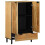 VidaXL vidaXL Highboard Brown 60x33x100 cm Solid Wood Mango side cabinet 2
