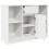 VidaXL vidaXL Sideboard with Drawer White 101x35x76 cm Engineered Wood 5