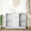 VidaXL vidaXL Sideboard with Drawer White 101x35x76 cm Engineered Wood 3