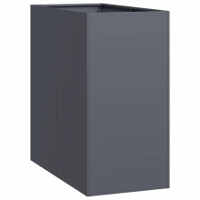 vidaXL Pflanzgefäß Anthrazit 40x80x80 cm Stahl