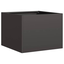 vidaXL Pflanzkübel Schwarz 40x40x30 cm Stahl