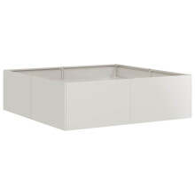 vidaXL Pflanzkübel 100x100x30 cm Edelstahl