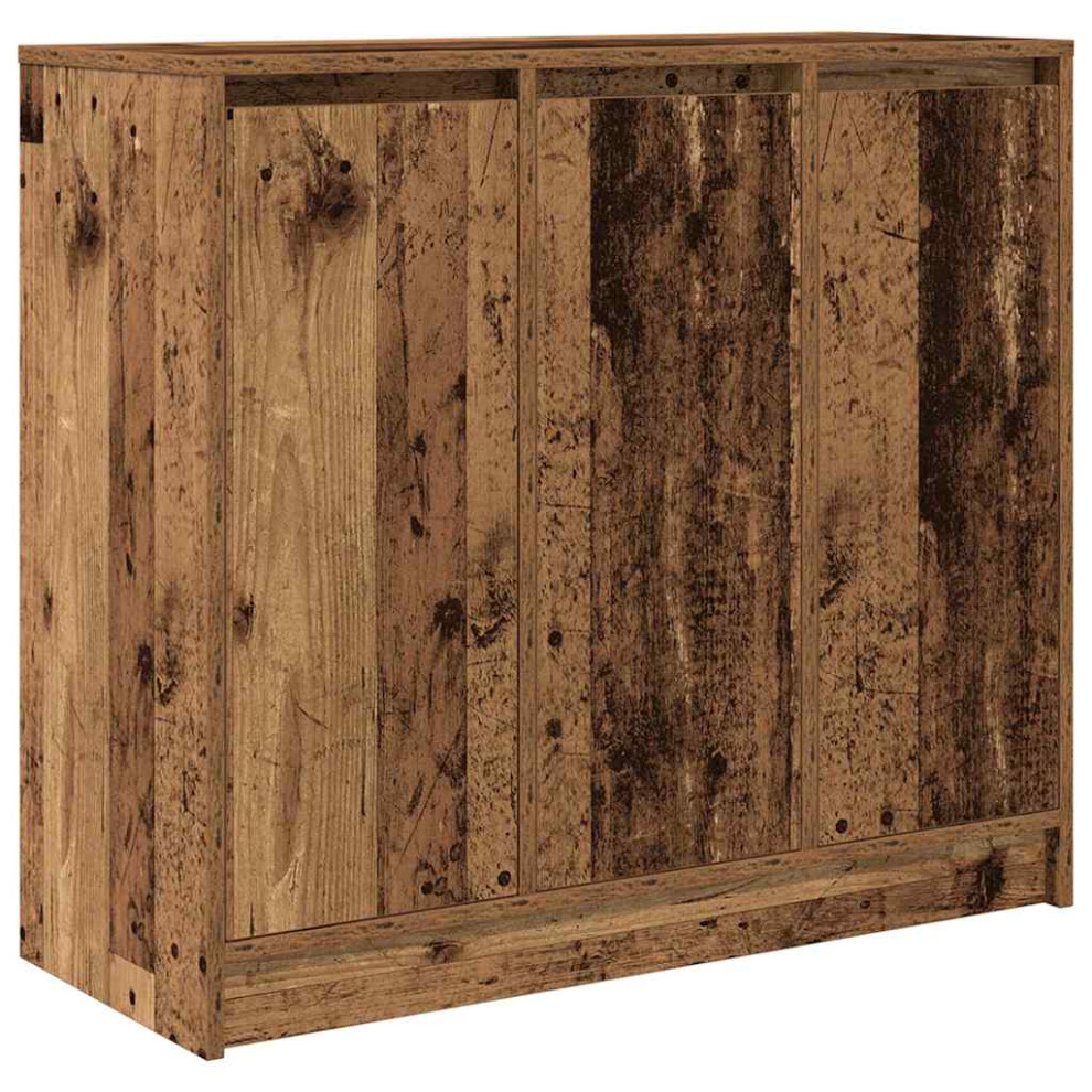 Vidaxl Sideboard Old Wood 85X34x76 Cm Engineered Wood Storage Cabinet