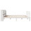VidaXL vidaXL Bed Frame with Headboard White 180x200 cm Super King Solid Wood Pine 7