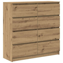 vidaXL Sideboard Artisan Oak 100x35x99 cm Engineered Wood storage cabinet