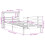 VidaXL vidaXL Bed Frame with Headboard White 75x190 cm Small Single Solid Wood Pine 11