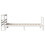 VidaXL vidaXL Bed Frame with Headboard White 75x190 cm Small Single Solid Wood Pine 7