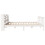 VidaXL vidaXL Bed Frame with Headboard Bed Base White 200x200 cm Solid Wood Pine 7