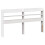 VidaXL vidaXL Bed Frame with Headboard Bed White 135x190 cm Double Solid Wood Pine 6