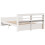 VidaXL vidaXL Bed Frame with Headboard Bed White 135x190 cm Double Solid Wood Pine 8