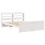 VidaXL vidaXL Bed Frame with Headboard Bed White 135x190 cm Double Solid Wood Pine 3