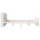 VidaXL vidaXL Bed Frame with Headboard Bed White 135x190 cm Double Solid Wood Pine 7