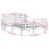VidaXL vidaXL Bed Frame with Headboard White 150x200 cm King Size Solid Wood Pine 4